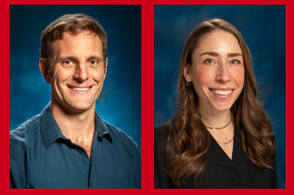 Ken Luzynski and Becca Schlaff
